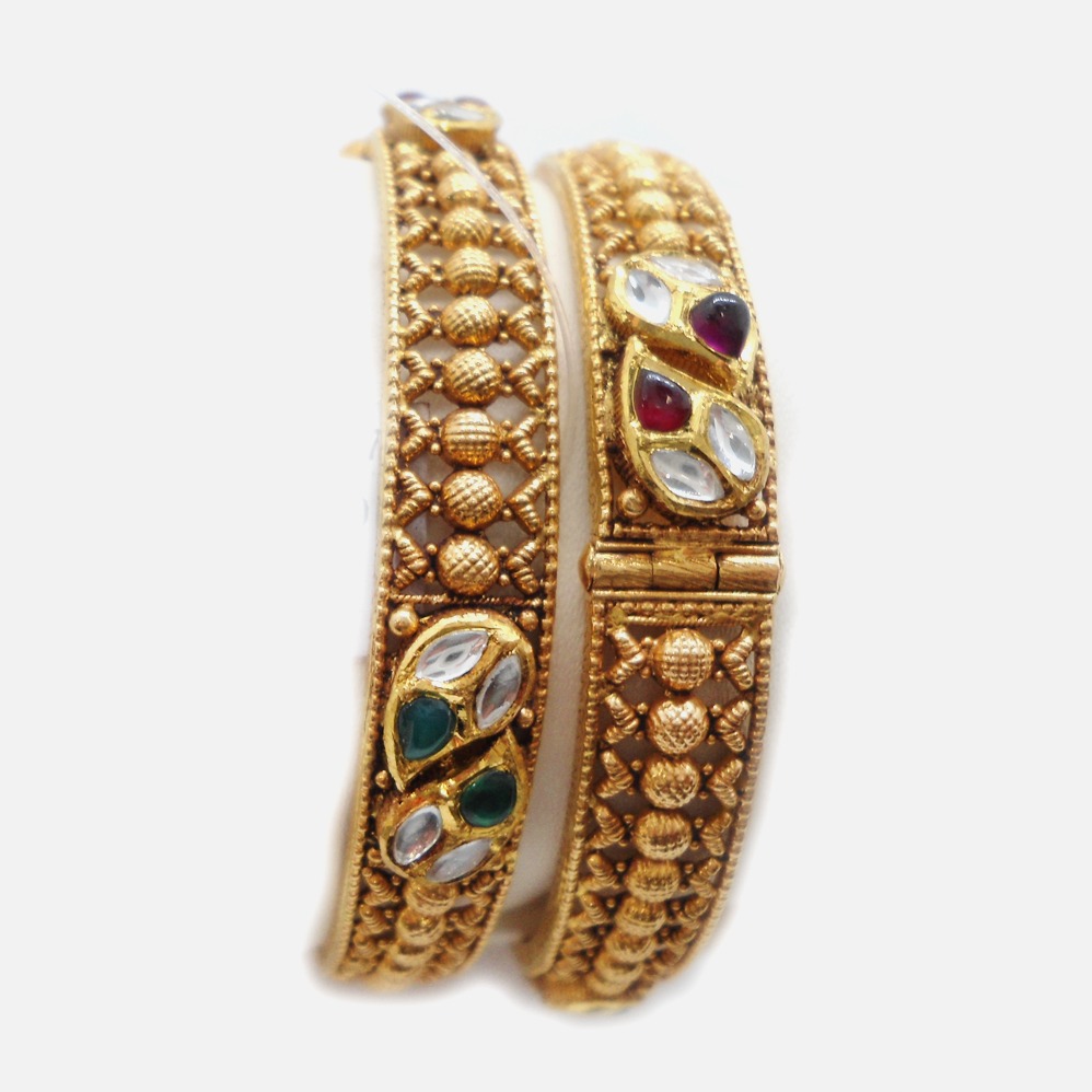 22KT Gold Antique Bangle RHJ-4847