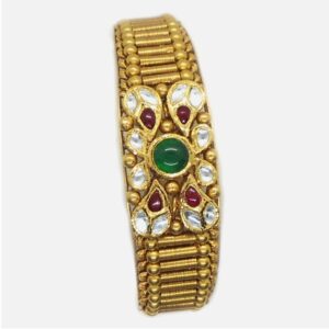 916 Gold Antique Wedding Kada Bangle RHJ-4985