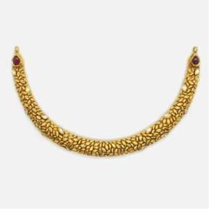916 Gold Antique Bridal Necklace RHJ-4172