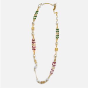 22KT Gold colorful Pearl Mala RHJ-4802