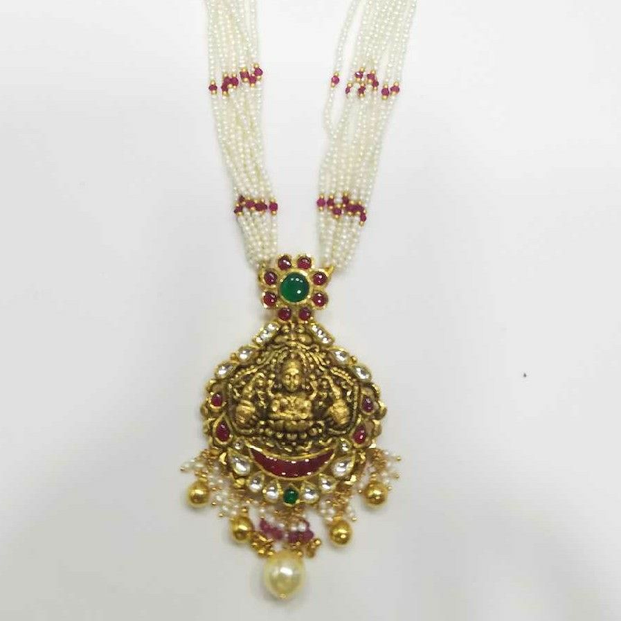 916 Gold Designer Ladies Jadtar Classic Necklace