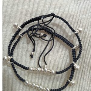 silver regular wear thread payal for kids