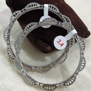 Exclusive cz stone Bangles 92.5 silver
