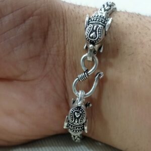 92.5 silver oxidised bracelet