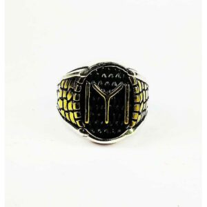 Light Weight 925 Silver IYI Gents Ring