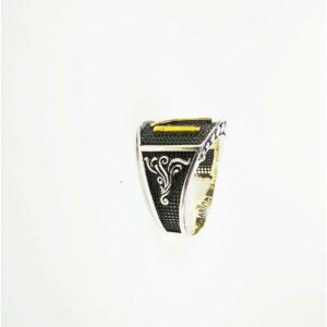 Fancy 925 Silver IYI Gents Ring