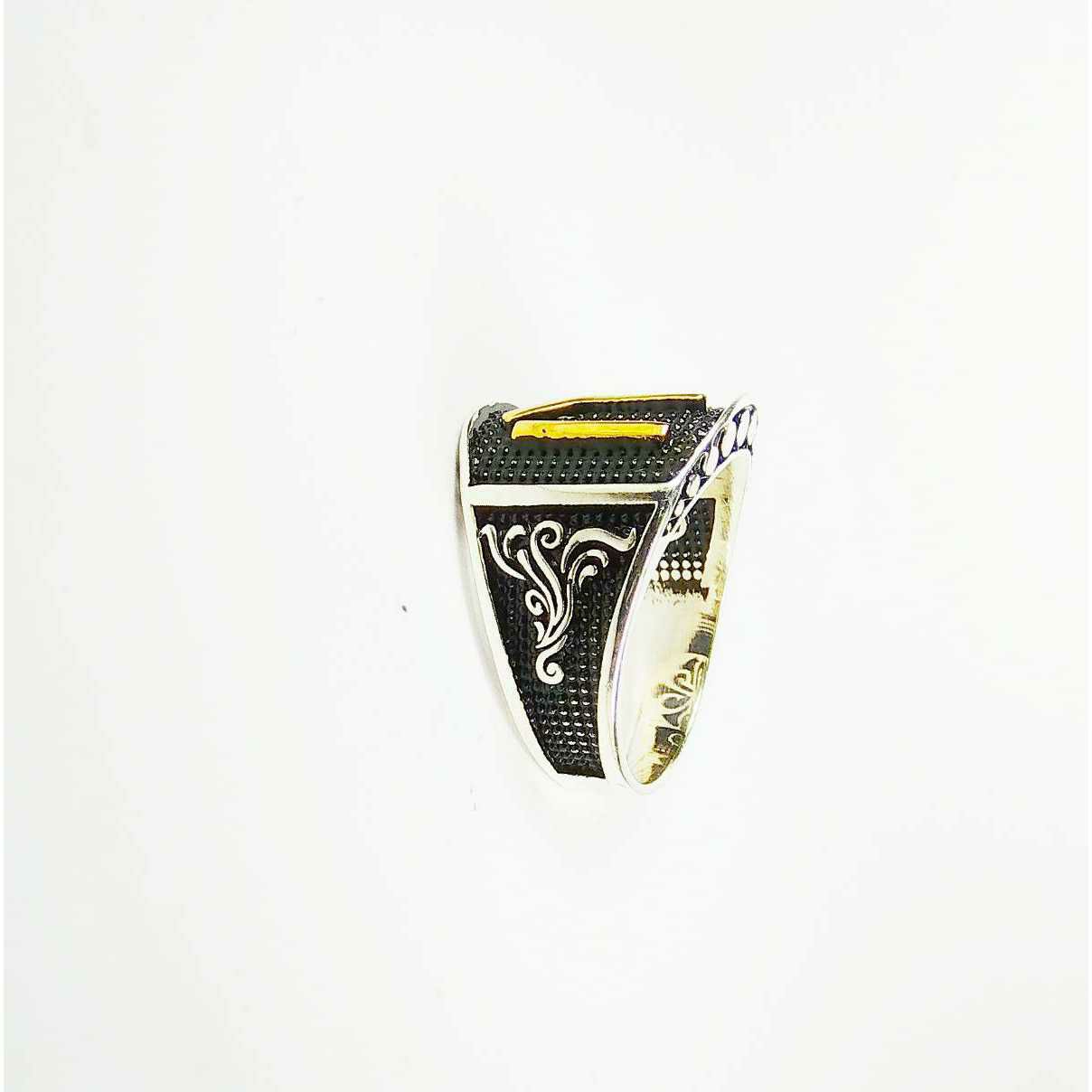 Fancy 925 Silver IYI Gents Ring - Image 2