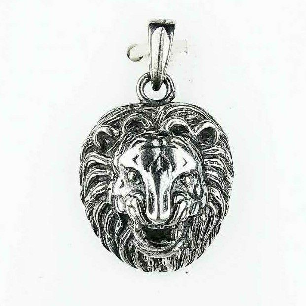 Fancy 925 Silver Ladies Pendant Designed With Lion