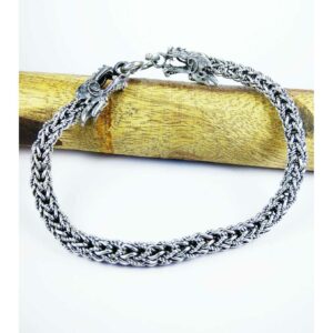 B.K.K 925 Silver High Finish Gents Bracelet