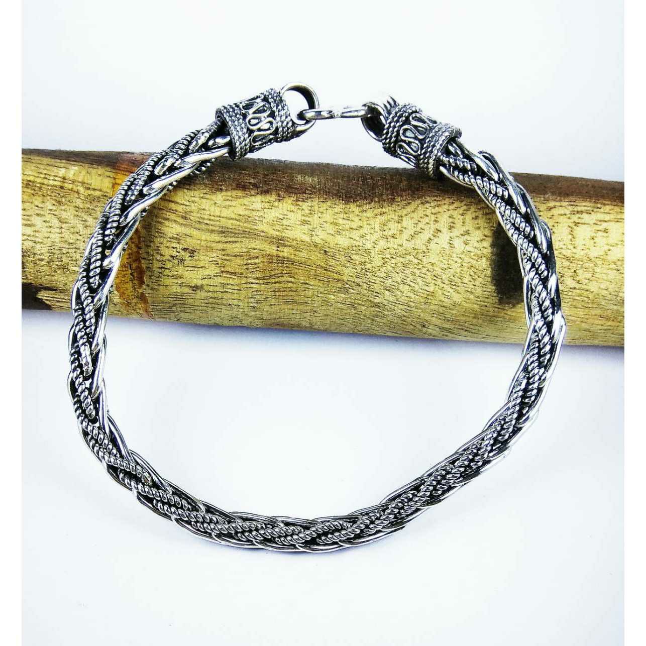 Expensive 925 Silver Gents Oxi Bracelet