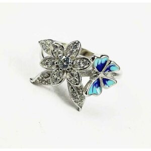 Descent designer 925 silver ladies ring