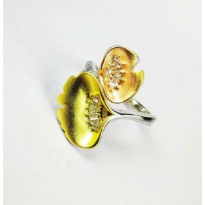 Broad Designer 925 Silver Ladies Rings