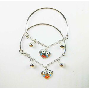 New 925 silver baby bracelet with heart shape