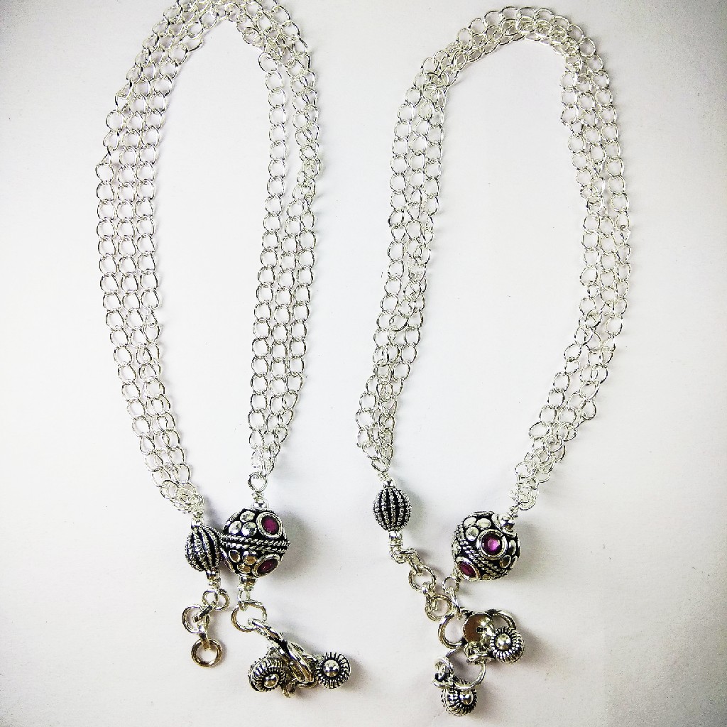 Stylish 925 Silver Payal