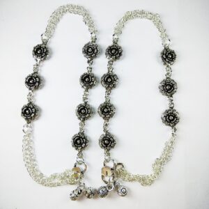 Light Wieght 925 Silver Payal Set