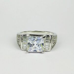 92.5 sterling silver enamel ring ml-126