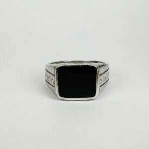 92.5 sterling silver enamel ring ml-121
