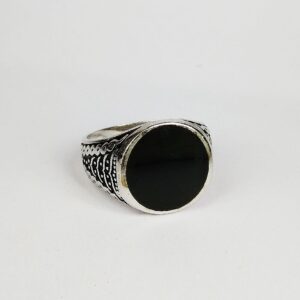 92.5 sterling silver enamel ring ml-117