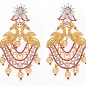 92.5 sterling silver exclusive bridal earrings ml-016