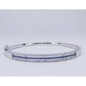 92.5 Silver Plain Ladies Kada Bracelet