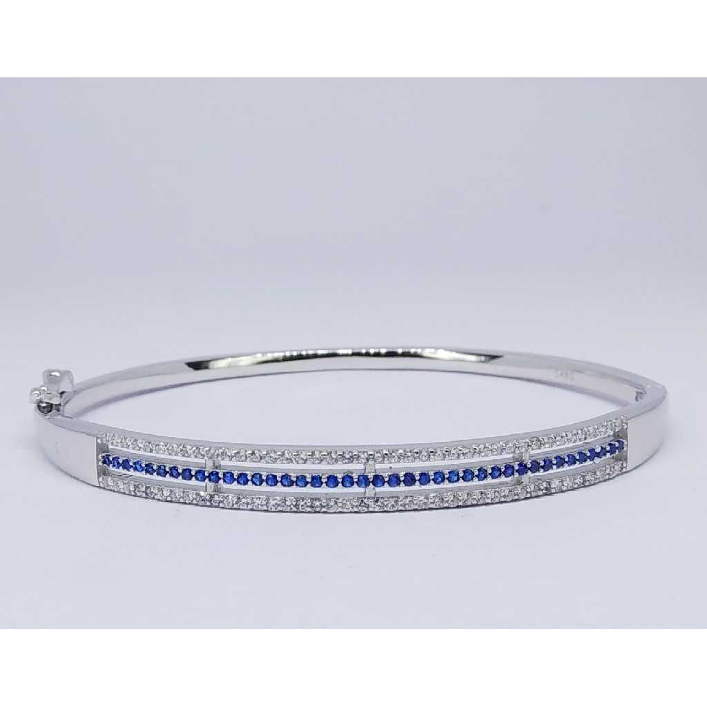 92.5 Silver Plain Ladies Kada Bracelet