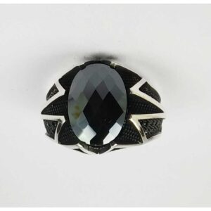 925 Silver Stone Gents Ring