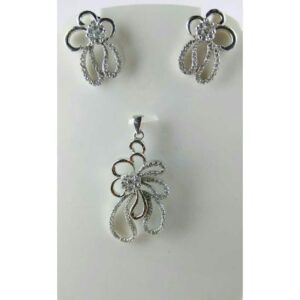 925 Silver Attractive Pendent Set