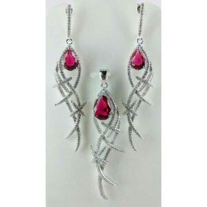 925 Silver Set Designer Pendant