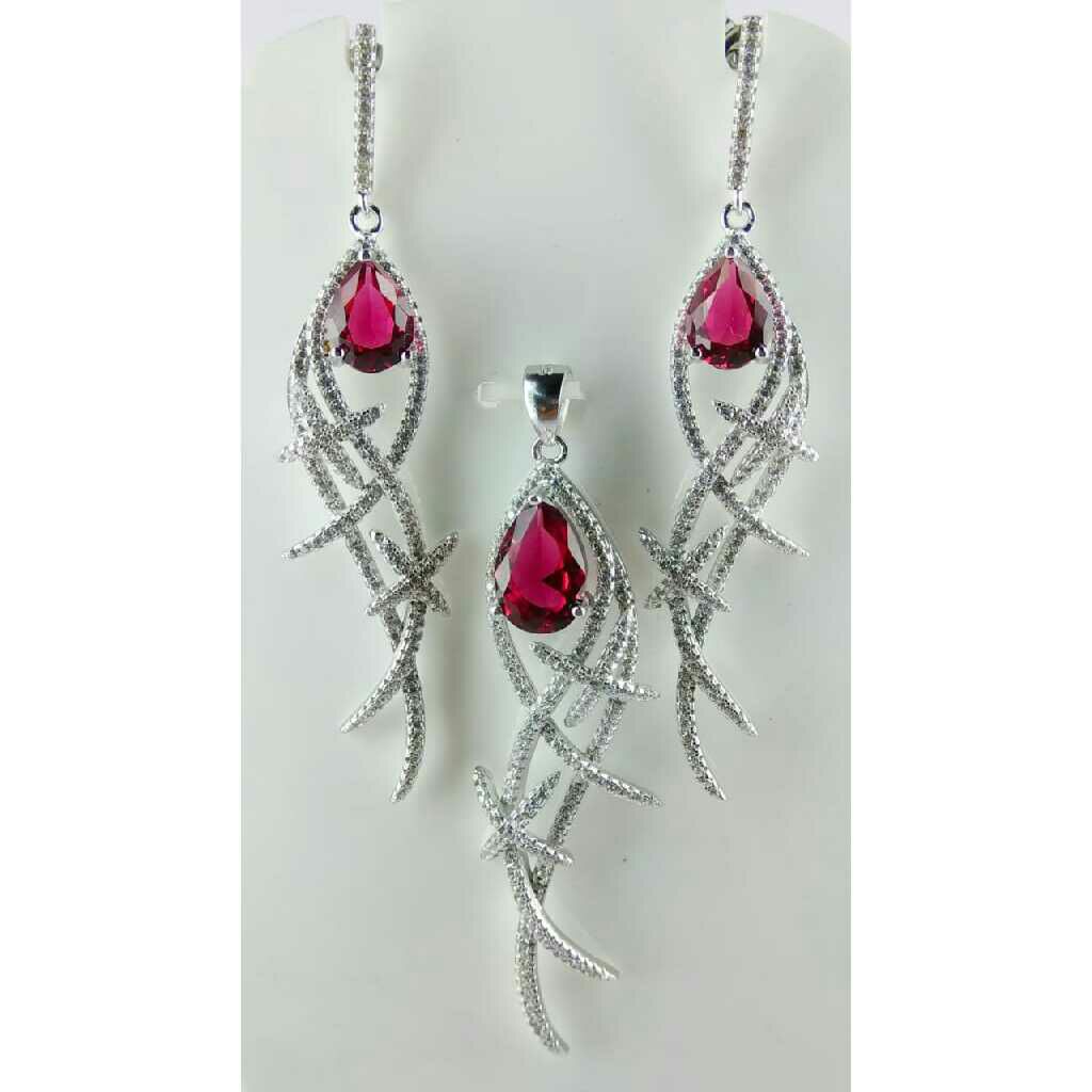 925 Silver Set Designer Pendant