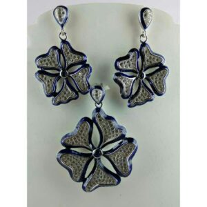 925 Sliver Attractive  Pendant Set