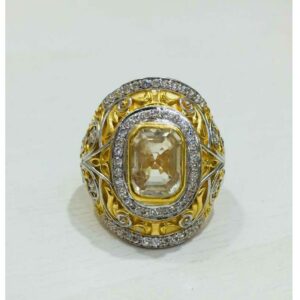916 Designer Gold Ring For Gents