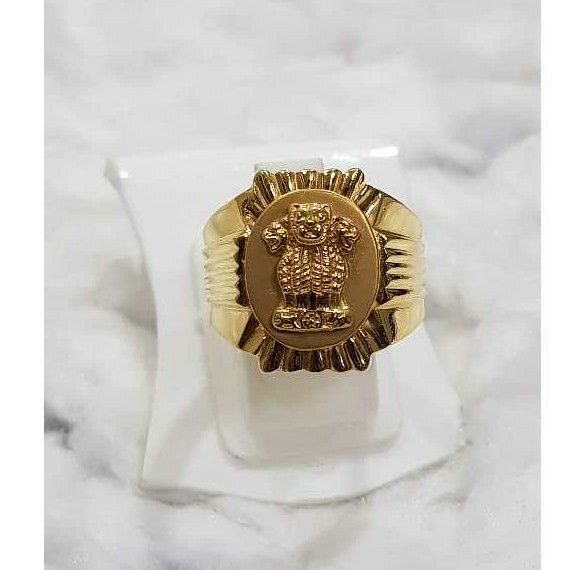 Unique Design  22KT Gold Gents Ring