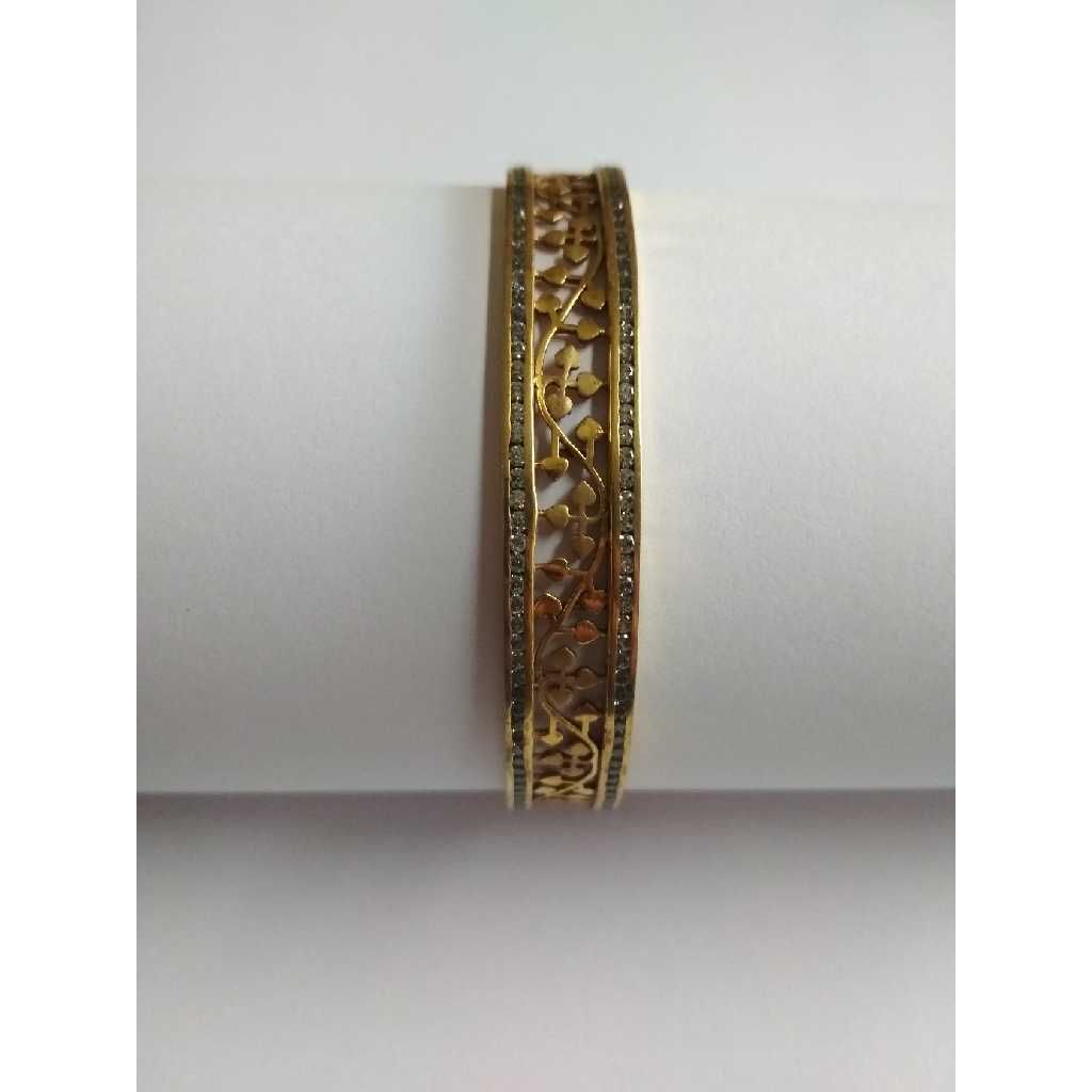 750 Rose Gold Healing Channel Setting Bangles - Image 4