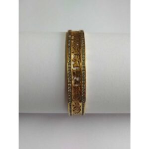 750 Rose Gold Healing Channel Setting Bangles