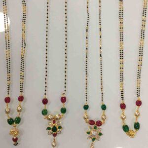 22K / 916 Gold Vertical Mangalsutra mala