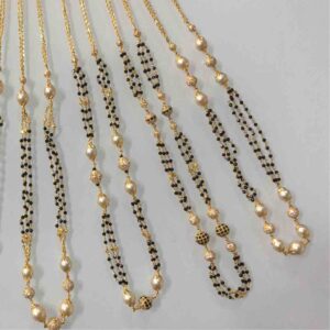 22K / 916 Gold Vertical Mangalsutra mala