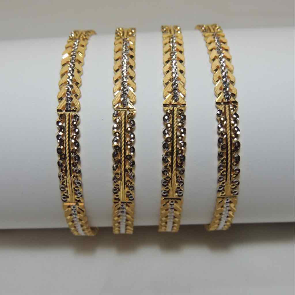 Gold Brass Handmade Forming Bangles