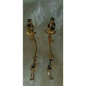750 Gold Fancy Soi Dora Earrings