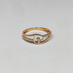 18KT Rose Gold Daily Wear Ring KOR39