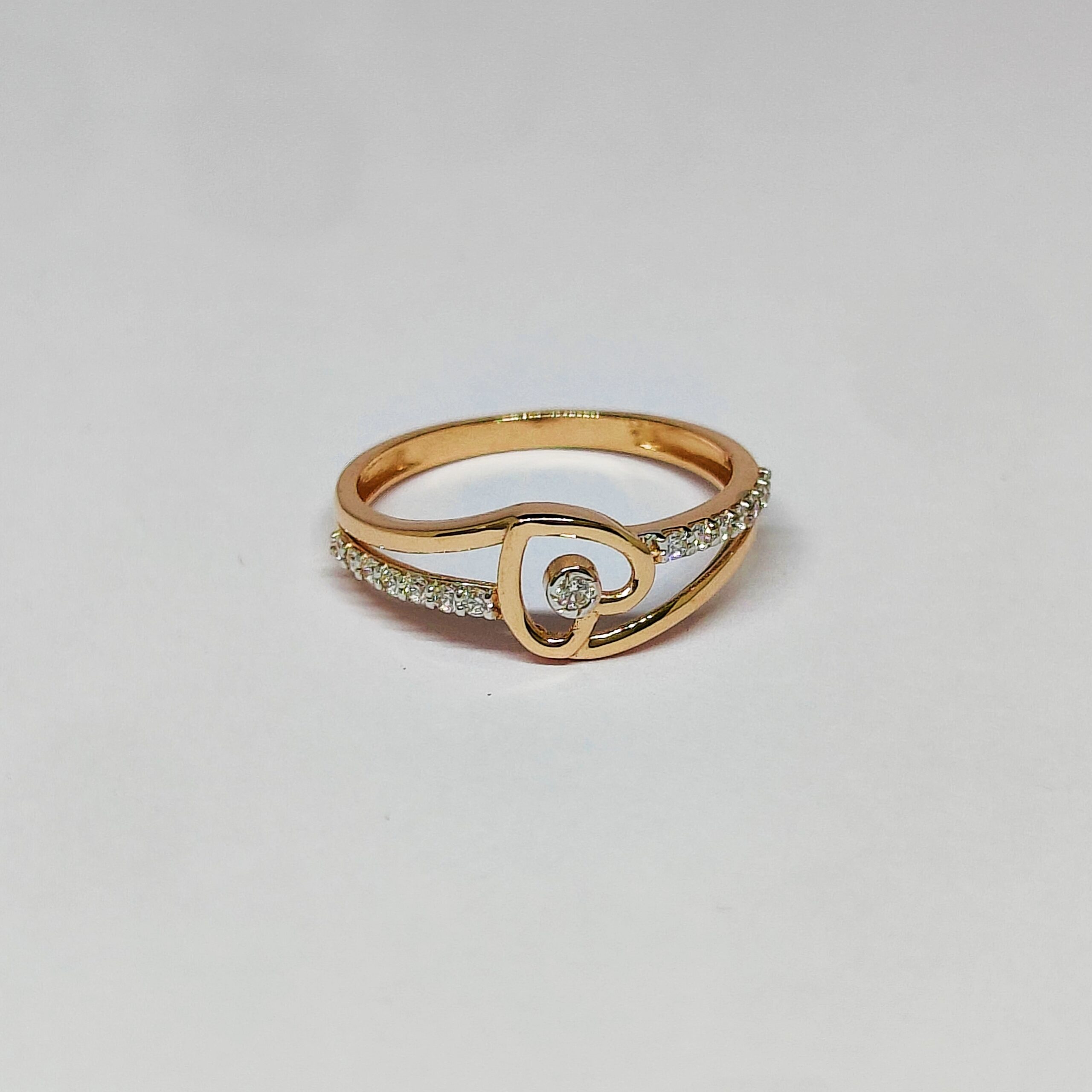 18KT Rose Gold Daily Wear Ring KOR39