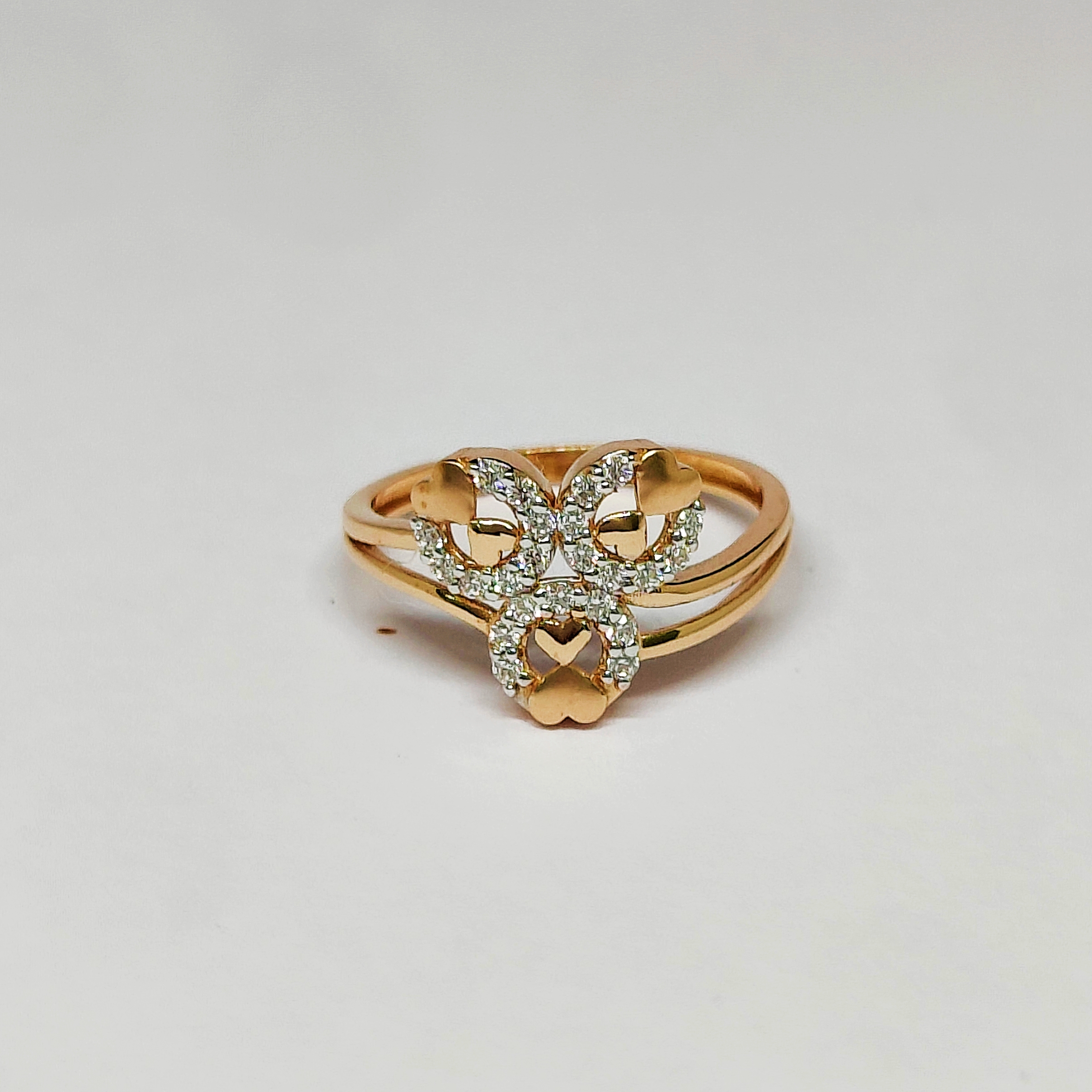 18KT Rose Gold Fine Design Ring KOR28