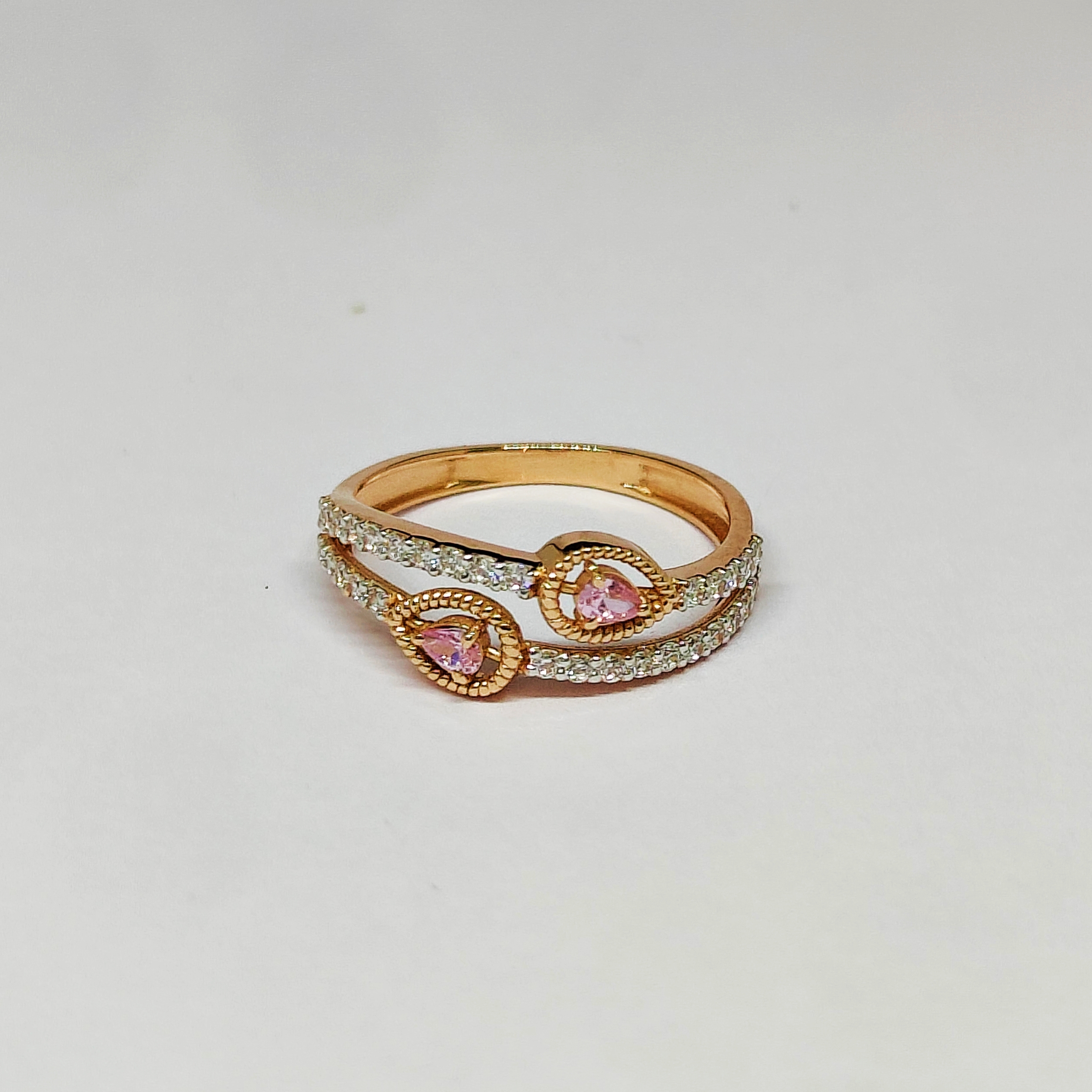18KT Rose Gold Classic Ring KOR25