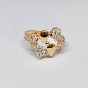 18KT Rose Gold Designer Ring KOR24