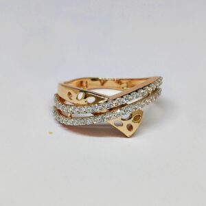 18KT Rose Gold Delite Ring KOR14