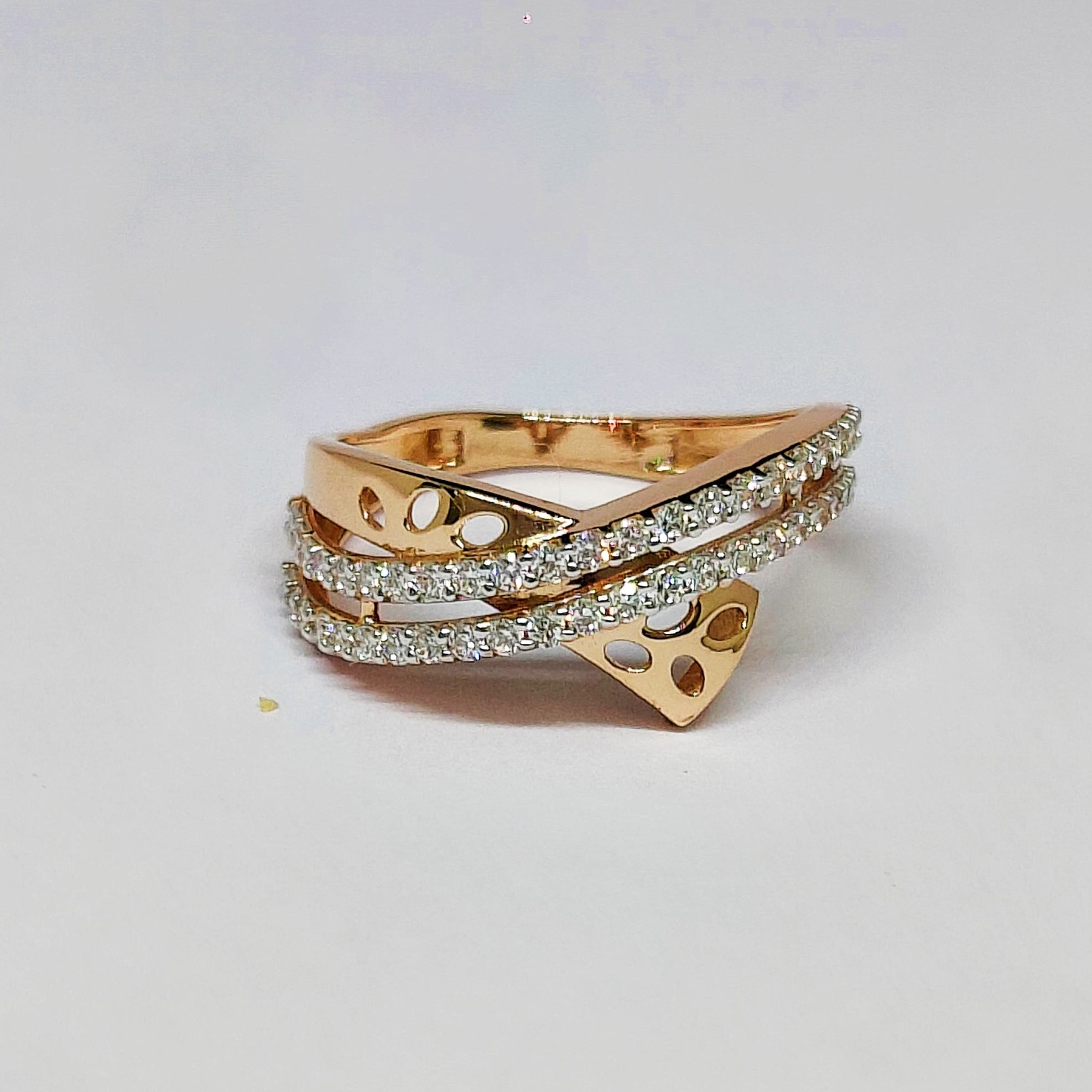 18KT Rose Gold Delite Ring KOR14