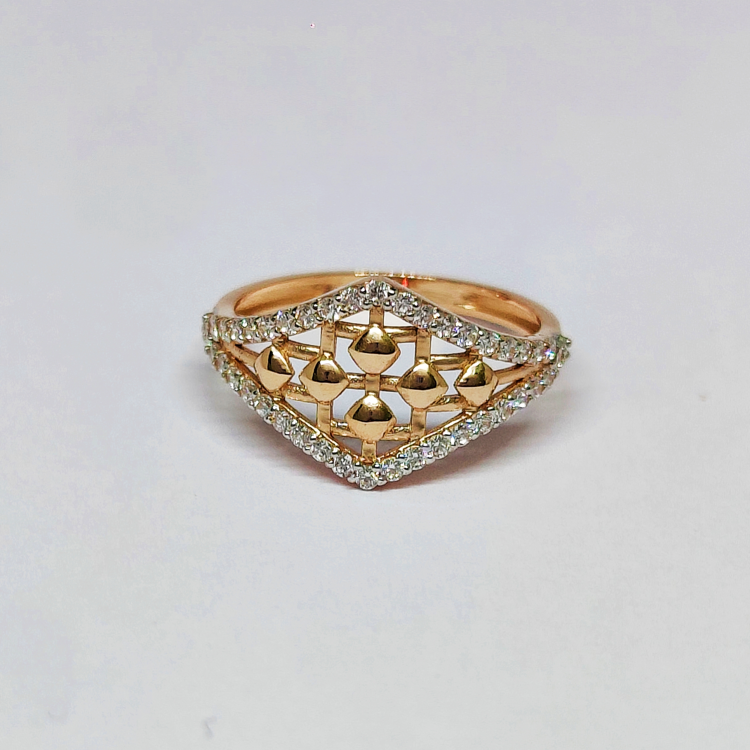 18KT Rose Gold Elite Ring KOR13