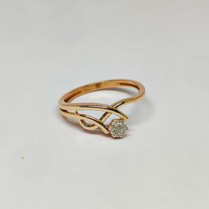18KT Rose Gold Elegant Ring KOR12