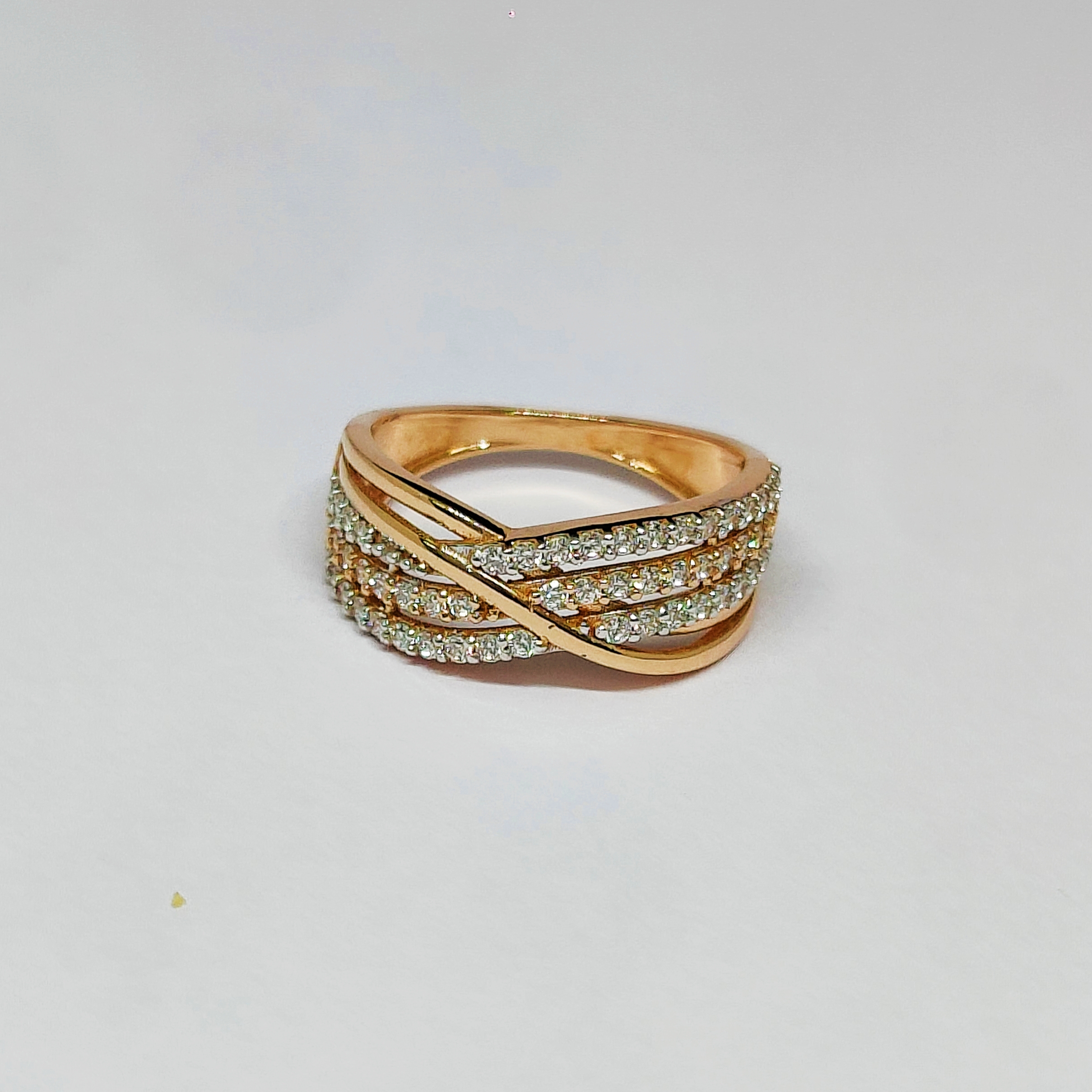 18KT Rose Gold Designer Ring KOR09