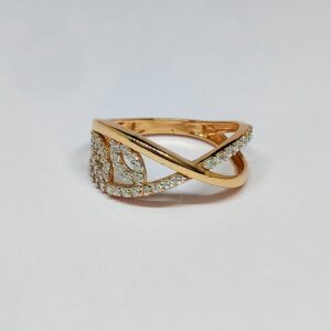 18KT Rose Gold Charm Ring KOR06
