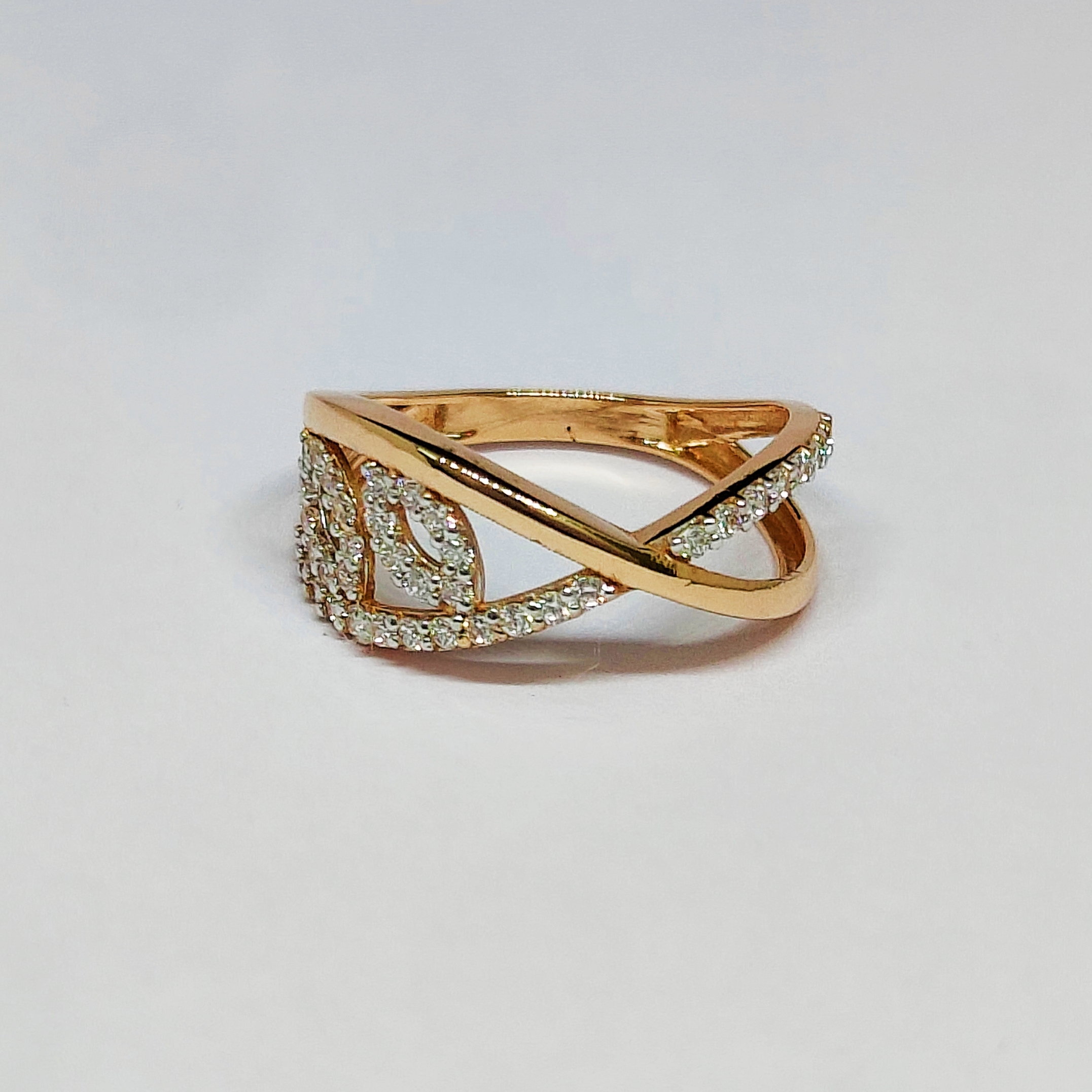 18KT Rose Gold Charm Ring KOR06